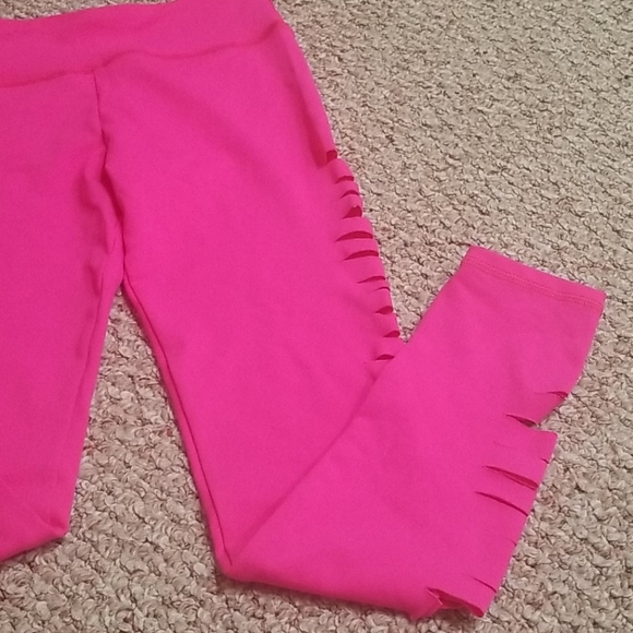 •Jala Groove• Hot Pink Leggings size x-small - Picture 3 of 14